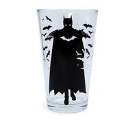 DC Comics The Batman Movie Logo Pint Glass | Holds 16 Ounces
