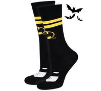 DC Comics The Batman Superman Socks Men Cotton Funny Gifts Mens Walking Sock 6.5-10.5 Batman 1 Pair