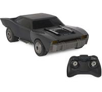 DC Comics , The Batman Turbo Boost Batmobile, Remote Control Car with Official Batman Movie Styling Kids Toys for Boys and Girls Ages 4 and Up