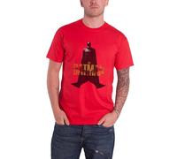 Dc Comics The Batman Yellow Text T Shirt In Red Red XXL