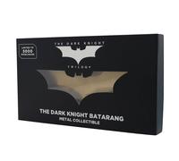 Dc Comics The Dark Knight Limited Edition Replica Batarang And Art Card In Metallics Metallics