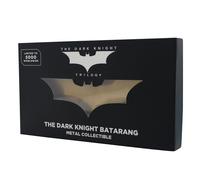 DC Comics The Dark Knight Limited Edition Replica Batarang & Art Card in Metallics DC Comics Metallics