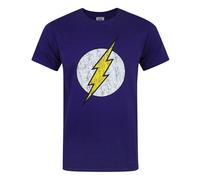 DC Comics The Flash Distressed Logo Mens XX-Large Short Sleeved T-Shirt