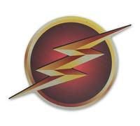 DC Comics The Flash Logo Metal Sign - The Flash Wall Decor for Man Cave or Movie Room