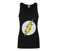 Vanilla Underground Dc Comics Womens Black Logo Vest (Medium)