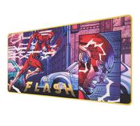 DC Comics The Flash Official XXL Mouse Pad & Desk Mat 90x40cm Non-Slip | Extra Large Mouse Pad & Desk Mat 90x40cm - 3mm Polyester - Laser & Optical - Water-Repellent - Official Warner Bros