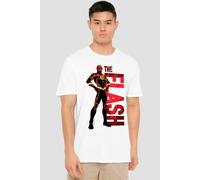 DC Comics The Flash Silhouette T-Shirt, White | Size: Small DC Comics White S