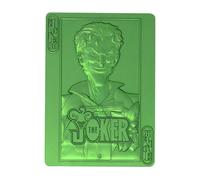 DC Comics The Joker Playing Card Green Ingot - Limited Edition Collectible - Individually Numbered with Display Stand