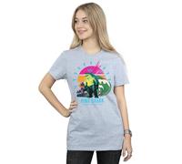 Dc Comics The Suicide Squad King Shark Cotton Boyfriend T-Shirt In Grey Grey XXL