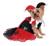 DC Comics Villains: Harley Quinn Pet Costume for Dogs or Cats by Rubies, XL