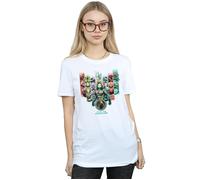 DC Comics Women's Aquaman Unite The Kingdoms Cotton Boyfriend T-Shirt in White | Size: Medium DC Comics White M