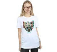Aquaman Unite The Kingdoms Cotton Boyfriend T-Shirt DC Comics White XL