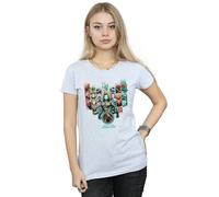 DC Comics Women's Aquaman Unite The Kingdoms Cotton T-Shirt in Grey | Size: Small DC Comics Grey S
