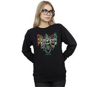 DC Comics Women's Aquaman Unite The Kingdoms Sweatshirt in Black | Size: Small DC Comics Black S