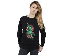 DC Comics Women's Aquaman Xebel Crest Sweatshirt in Black | Size: Large DC Comics Black L