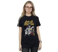 DC Comics Women's Batgirl Heroine or Villainess Cotton Boyfriend T-Shirt in Black | Size: Small DC Comics Black S