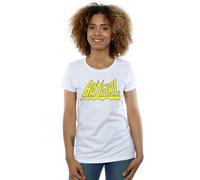 DC Comics Women's Batgirl Logo Cotton T-Shirt in White | Size: Small DC Comics White S