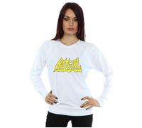 DC Comics Women's Batgirl Logo Sweatshirt in White | Size: Small DC Comics White S