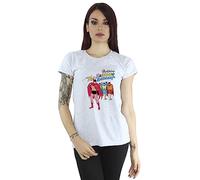 DC Comics Women's Batman Comic Cover Rainbow Batman T-Shirt Sport Grey Large