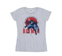 DC Comics Women's Batman Gotham City Cotton T-Shirt in Grey | Size: Large DC Comics Grey L