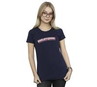 DC Comics Women's Batman Harley Quinn Logo Cotton T-Shirt in Navy | Size: 2XL DC Comics Navy 2XL