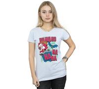 DC Comics Women's Batman & Joker Ha Ha Ha Ho Ho Ho Cotton T-Shirt in Grey | Size: Medium DC Comics Grey M