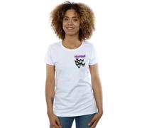 DC Comics Women's Batman Joker Smile Breast Print Cotton T-Shirt in White | Size: Small DC Comics White S