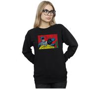 DC Comics Women's Batman Robin Slap Sweatshirt in Black | Size: 2XL DC Comics Black 2XL