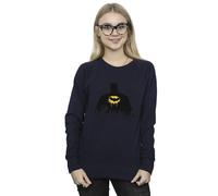 DC Comics Women's Batman Shadow Paint Sweatshirt in Navy | Size: Large DC Comics Navy L