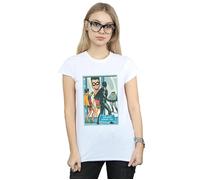 DC Comics Women's Batman TV Series Dynamic Duo Cotton T-Shirt in White | Size: 2XL DC Comics White 2XL