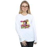 DC Comics Women's Batman TV Series Joker Bang Sweatshirt in White | Size: Large DC Comics White L