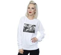 DC Comics Women's Batman TV Series Ready For Action Sweatshirt in White | Size: Small DC Comics White S