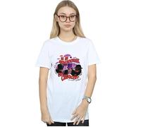 DC Comics Women's Batman TV Series The Penguin Aristocrat Cotton Boyfriend T-Shirt in White | Size: 2XL DC Comics White 2XL