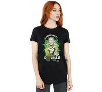 DC Comics Women's Batman TV Series The Riddler Time for a Riddle Cotton Boyfriend T-Shirt in Black | Size: XL DC Comics Black XL