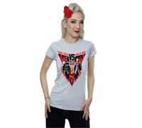 DC Comics Women's Batman v Superman Battle Cotton T-Shirt in Grey | Size: Small DC Comics Grey S