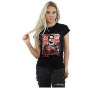 DC Comics Women's Batman v Superman False God Cotton T-Shirt in Black | Size: XS DC Comics Black XS