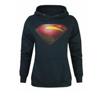 DC Comics Womens Blue Superman Hoodie - X-Small