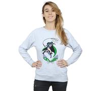 DC Comics Women's Catwoman Whip Sweatshirt in Grey | Size: 2XL DC Comics Grey 2XL