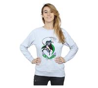DC Comics Women's Catwoman Whip Sweatshirt in Grey | Size: Large DC Comics Grey L