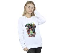DC Comics Women's DC League Of Super-Pets Super Powered Pack Sweatshirt in White | Size: 2XL DC Comics White 2XL