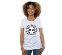 DC Comics Women's DC Originals Logo Cotton T-Shirt in White | Size: XL DC Comics White XL