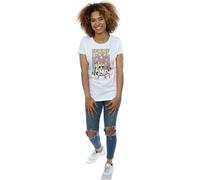 DC Comics Women's Femme Power Cotton Boyfriend T-Shirt in White | Size: Medium DC Comics White M