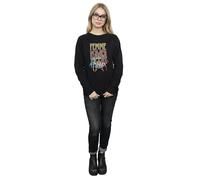 DC Comics Women's Femme Power Wonder Woman Sweatshirt in Black | Size: Medium DC Comics Black M