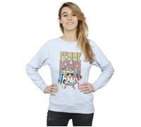 DC Comics Women's Femme Power Wonder Woman Sweatshirt in Grey | Size: Medium DC Comics Grey M