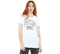 DC Comics Women's Flash Shoes Cotton Boyfriend T-Shirt in White | Size: 3XL DC Comics White 3XL