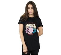 DC Comics Women's Harley Quinn Mad Love Cotton Boyfriend T-Shirt in Black | Size: Small DC Comics Black S
