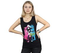 DC Comics Women's Harley Quinn Rebel Heart Vest Black XX-Large