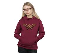 DC Comics Women's Justice League Movie Wonder Woman Emblem Hoodie