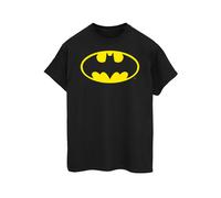 DC Comics Womens/Ladies Batman Logo Cotton Boyfriend T-Shirt BI51846