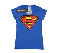 DC Comics Womens/Ladies Superman Logo Cotton T-Shirt BI16957